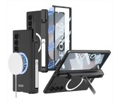 Magnetic Hinge Bracket For Samsung Galaxy Z Fold 6 Case Magsafe Pen Holder Protective Film Cover