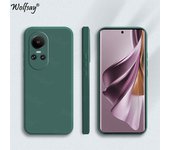 Candy Case For Oppo Reno 10 Pro 5G Case Original Liquid Silicone Case Oppo Reno 10 Pro 5G Global Cover For Oppo Reno 10 Pro 5G