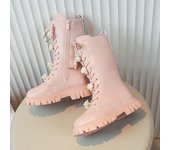 Botas Para Niñas Botas Para Niños De Moda Botas Altas Individuales Vellón Para Niñas