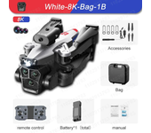 K10 max Drone, 4K, 8K, HD, Profesional, Evasión de obstáculos, Fotografía aérea, Cuadricóptero plegable, Juguete de regalo, ¡Nue