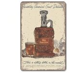 Retro Whisky Poster Vintage Plate Iced Whiskey Glass Cigar Metal Tin Signs Bar Club Pub Man Cave Plaque Wall Art Decor