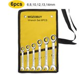 1set Ratchet Combination Metric Wrench Set Hand Tools Torque Gear Socket Nut Tools，Universal Spanners for Car Repair Hand Tools