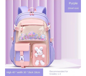 2025 Mochila escolar para niñas de primaria, kawaii, ligera, impermeable, colorida, mochila de viaje, regalos