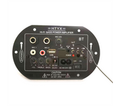 Placa amplifica con Audio óptico, Bluetooth AMP, USB, FM Radio, TF reproductor, Subwoofer de Audio para el hogar y el Coche (European Enchufe)