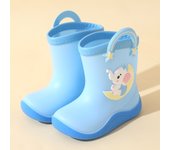 Zapatos de lluvia para niños, niños y niñas, botas de lluvia de tubo medio, bebés y niños pequeños de 1 a 6 años, zapatos de agua para niños, zapatos de goma, compañeros de clase