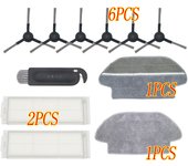 Main Brush HEPA Filter Side Brush Mop Cloth for xiaomi Robot Vacuum Cleaner STYJ02YM Conga 3490 Viomi V2 PRO filter V-RVCLM21B