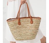 New Handmade Woven Bag, Grass Woven Bag, Tote Bag, Shoulder Bag, Crossbody Handbag, Dual-Use Bag, Vacation Beach Bag, Women's Bag