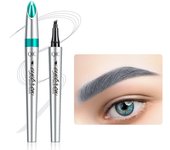 4 Tip 3D Waterproof Liquid Eyebrow Pencil Portable Long Lasting Eyebrow Pencil for Women Daily Use