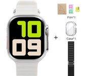 2025 New Hello watch 3+ Plus Smartwatch Bluetooth Call Heart Rate Detection Compass NFC Sport Mode AMOLED Screen Compatible with Android IOS Smartwatch