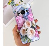 For Funda Xiaomi Redmi A3 Case 2024 Fashion Flower Transparent Silicone Soft TPU Phone Case For Xiomi Redmi A3 RedmiA3 4G Covers