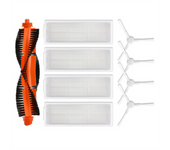 9Pcs Replacement Parts for Xiaomi Robot Vacuum S10 Xiaomi Robot Vacuum S12 B106GL Main Side Brush Hepa Filter