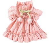 Sweet Skirts Soft Dog Princess Dress Breathable Reusable Dog Tulip Pleated Dress Washable Dog Skirts Spring