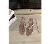 Wedge-heeled high-heeled flip-flops for women's summer toe sandals