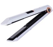 Plancha de pelo inalámbrica portátil con función de banco de energía, plancha plana rizadora para alisar el cabello recargable para viajes en casa