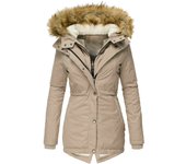 Otoño Invierno chaquetas con capucha Ropa de mujer de moda para mujer abrigos cálidos