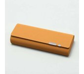 Anti-stress New Hard Shell PU Leather Sunglasses Case Solid Color Glasses Storage Box Men