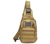 Bolso de pecho Bandolera tactica militar para hombre y mujer,bolso de hombro para viaje, deporte, senderismo,equipo de Camping
