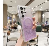 Funda de teléfono para Galaxy S23 Ultra, S22 Ultra, S24 Ultra, S24 ,S23, S22 Plus Glitter Magnetic Transparent Gradient