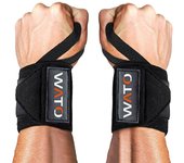 Wrist Wraps 18" Professional Grade with Thumb Loops Wrist Support Braces  Weight Lifting Crossfit Powerlifting Strength Training