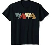 Vintage Guitar Pick Player Guitt Bassist Musician T-Shirt Cotton Daily Four Seasons Men Clothing Hombre Aesthetic