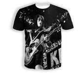 Singer   3D Printed Plus-size Men's and Women's Hip Hop Movement Quick Dry Breathable T-shirt