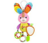 Sonajeros de animales para bebés, juguetes con cascabel para coches de bebés, peluches para niños de 0 a 12 meses