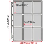 A4 Binder Photocards Holder Kpop Photo Card Page 2/3/4/9/10 Pocket Sleeves PVC Free Photo Album Refills 4x6 10x15 Pocket Sleeves