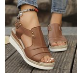 Sandalias de Cuña para Mujer en Verano Zapatos de Moda para Mujeres