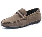 Los hombres de frijol zapatos a pasos de los hombres perezosos zapatos de moda de los hombres zapatos de cabeza redonda de gran tamaño de los hombres modelos Lefebvre zapatos zapatos casuales