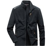Outdoor Casual 2024 Spring Autumn New Fleece Warm Coat Brand Pocket Outwear Soft Shell Military Jacket Men 742