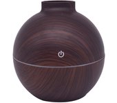 130Ml Usb Electric Aroma Air Diffuser Wood Ultrasonic Air Humidifier Essential Oil Aromatherapy Cool Mist Maker For Home Deep