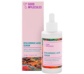 Good Molecules Hyaluronic Acid Serum Hydrating, Non-greasy formula to Moisturize, Plump - 1% HA, Anti-aging, Water-Based