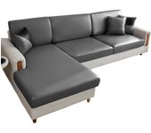 La cubierta del cojín del sofá impermeable de cuero Pu elástico, la cubierta protectora del asiento del sofá y la cubierta del