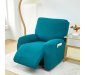 Cubierta de tumbona, cubierta de sofá impresa elástica, cubierta de silla perezosa de 4 piezas, Funda de tumbona