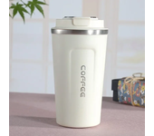 Taza térmica de acero inoxidable de 380/510ML, taza de café para coche, termo aislado, vaso de agua para deportes al aire libre, taza térmica fría y caliente