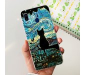 For Samsung Galaxy A20s Samsung A20 A30 Back Cover Phone Case Transparent Soft TPU Silicone Coque Women Fashion Flower Butterfly