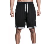 Pantalones cortos de baloncesto de estilo americano de corte holgado de verano para hombre, malla fina, secado rápido para deportes, correr y ropa informal