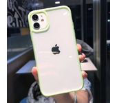 Funda de silicona transparente de Color bonito para iPhone 15 14 13 12 11 Pro Max Mini XR X Xs 7 8 6 6s Plus funda trasera Simple a prueba de golpes