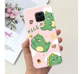 For Xiaomi Redmi Note 9 Pro Case Popular Flower Dinosaur Soft Silicone Bumper Cover For Xiaomi Redmi Note 9S Note 9Pro Max Funda