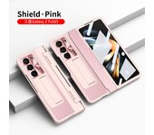 Cuero Carcasa del teléfono móvil Aplicable Galaxy Z Fold 5/4/3 5G Bisagras Película de cáscara Todo incluido Cáscara protectora