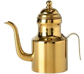 Oil Can 750 11/18Oz Stainless Steel  Gooseneck  Tea Jug Bottle Spout Grease Container Vinegar Dispenser