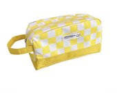 Style Stationery Cosmetics Storage Large Capacity School Supplies Pencil Case Plaid Pencil Bag Desktop Organizer Pencil Pouch