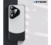 KEYSION PU Leather Case for Huawei Pura 70 Ultra P70 Pro+ Plastic Camera Protection Phone Cover for Huawei Mate 60 Pro 50 40 Pro