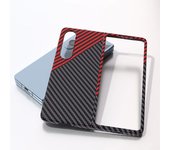 Plastic For Samsung Galaxy Z Fold 3 5G Case Carbon Fiber Hard Protection Cover