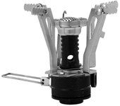 Mini estufa de camping ultraligera, estufa de gas todo en uno, utensilios de cocina plegables para exteriores, perfectos para picnic, cocinar y hacer senderismo