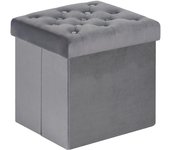 Taburete de Almacenamiento Plegable deGrande Dormitorio Caja Almacenaje Retro Interior Banco Madera Juguetes Verde 80x40x40cm