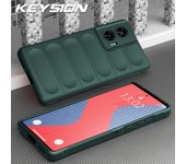 KEYSION Shockproof Case for Motorola Edge 50 Fusion 5G Anti-skid Soft Silicone Phone Back Cover for Motorola MOTO G85 5G