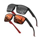 Nuevas gafas de sol polarizadas para hombres y mujeres, gafas de sol deportivas, gafas de moda coloridas cuadradas, gafas de conducción de ciclismo