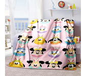 Cartoon Anime   Mouse, , Minnie Love Blanket Adult Bedroom Family Blanket Children's Gift