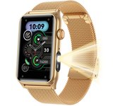 2025 New G50 Smartwatch Bluetooth Call Temperature Non-invasive Blood Glucose Heart Rate Health Monitoring Exercise Mode Flashlight Man Woman Compatible With Android IOS Smartwatch
